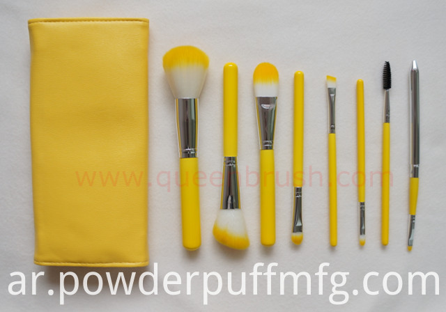 8PCS Private Label Synthetic Cosmetic Makeup Brush Set